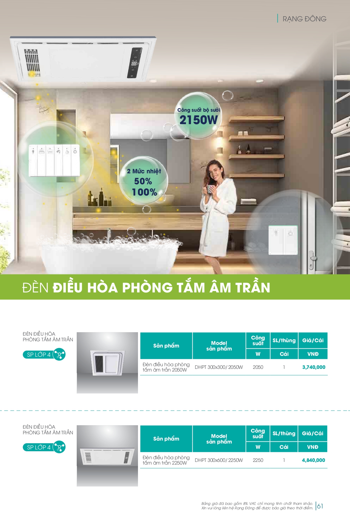 Bảng giá đèn LED Rạng Đông mới nhất